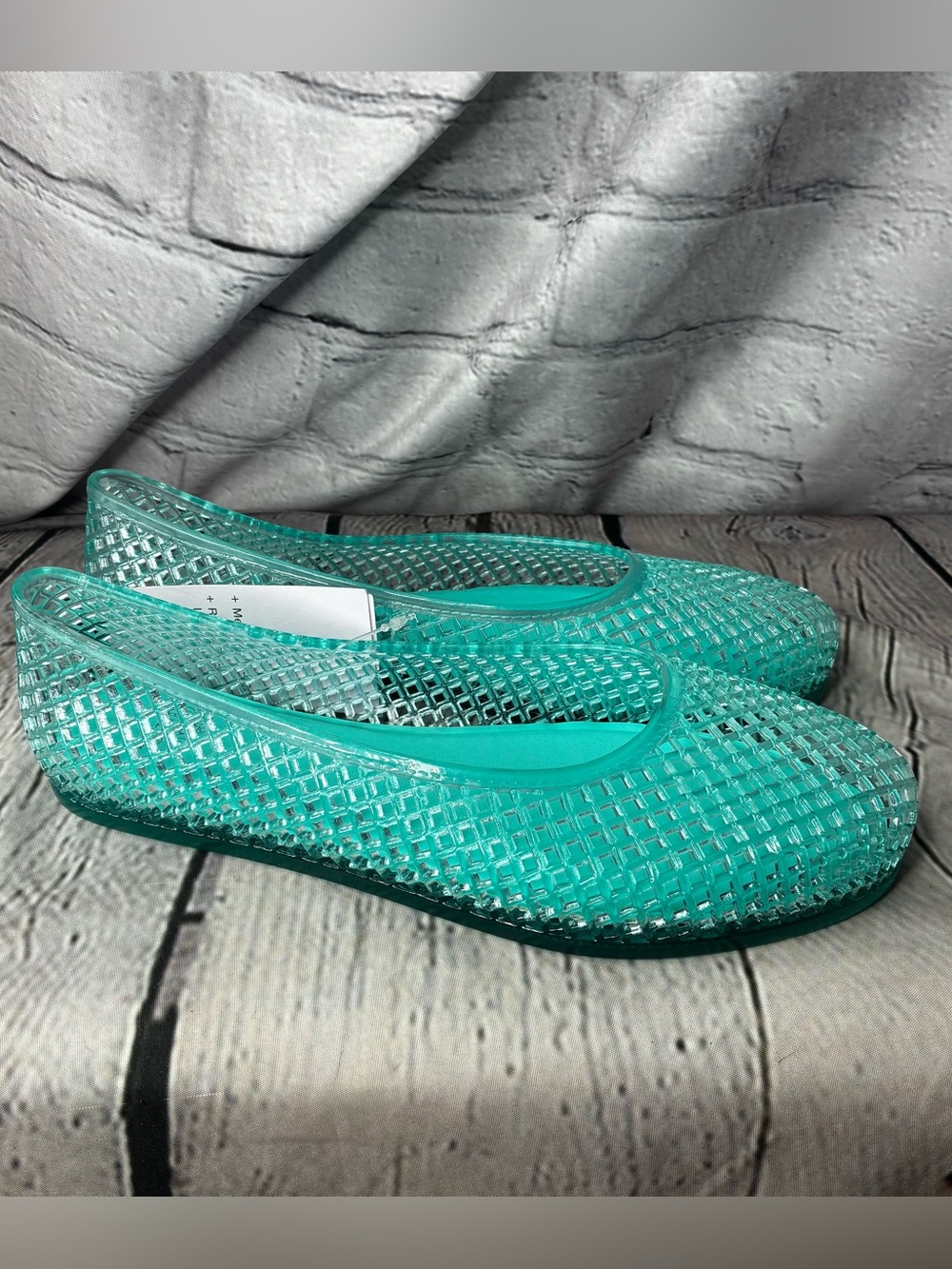 Under the Sea Jasmine Ariel Mermaid Fairy Jellycore Lattice Ballet Flats 6 NWT